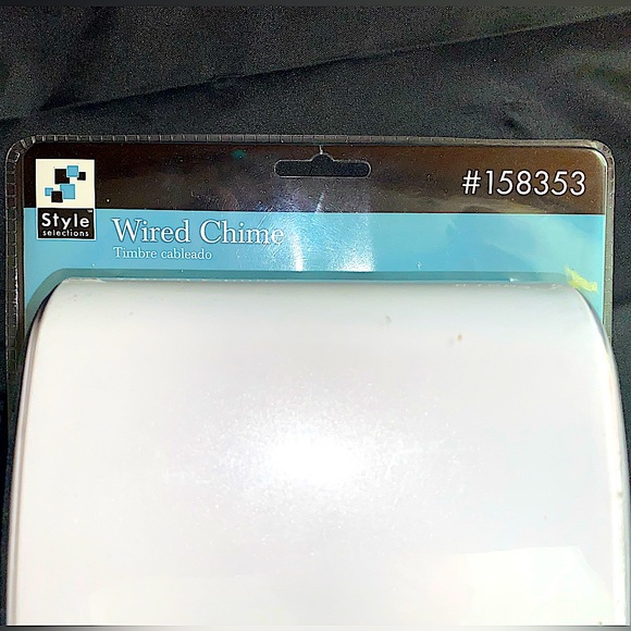 Style Selections - Wired Chime door chime #158353 - (NEW/UNOPENED) -  White - Picture 6 of 13